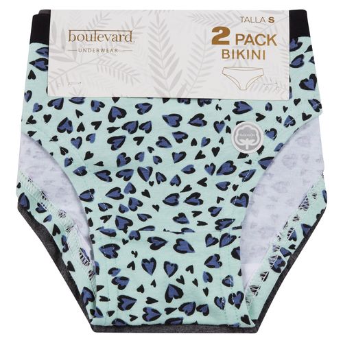 2Pk Bikini Algodon S Xl Blv