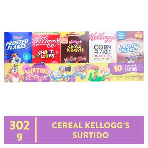 Cereales Kelloggs Surtido 10 pack - 302 g