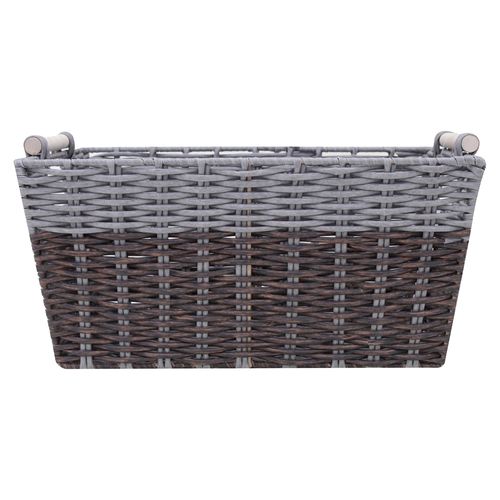 Cesta Tejida De Plastico