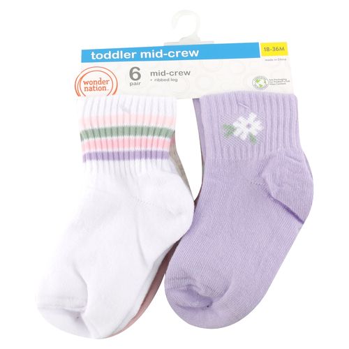 6Pk Calceta Wonder Nation Beba T0 6M