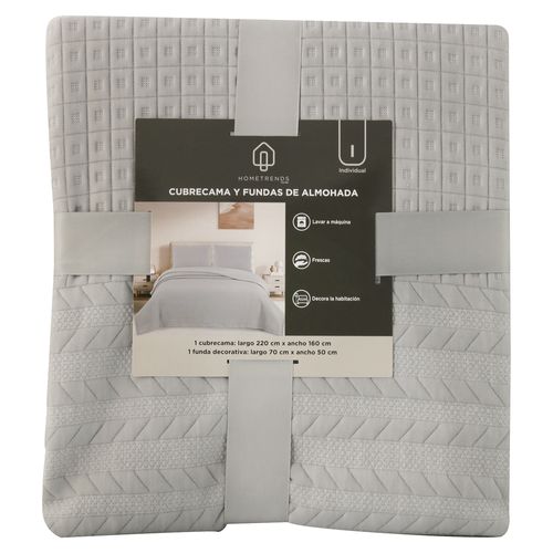 Cubre cama Twin Home Trends con fundas de almohada