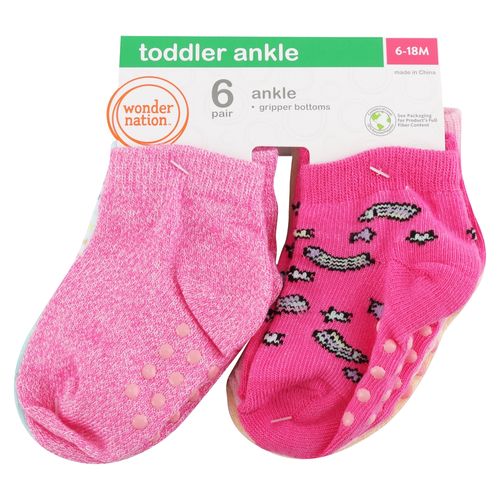 6Pk Calceta Wonder Nation Beba T0 6M