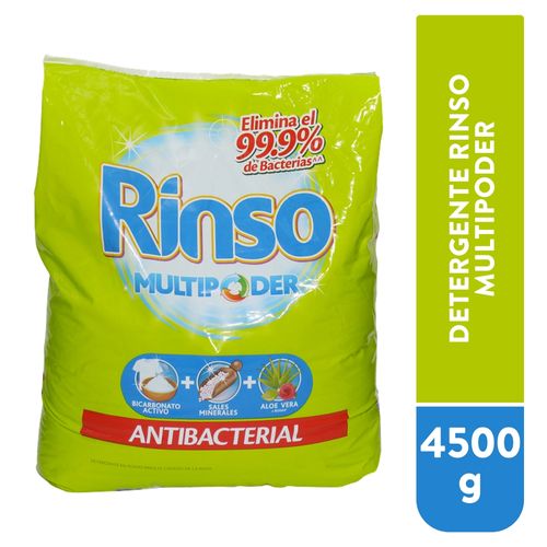 Detergente En Polvo Rinso Antibacterial - 4500 g
