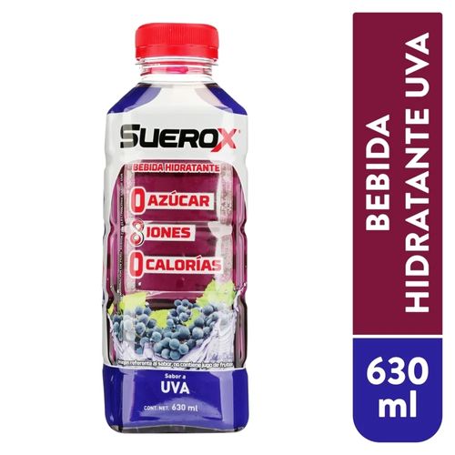 Bebida Hidratante Suerox Sin Azúcar Uva -630 ml