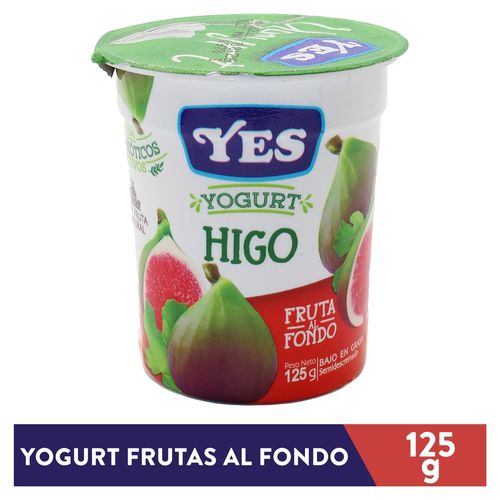 Yogurt Yes Fruta Al Fondo De Higo - 125 g