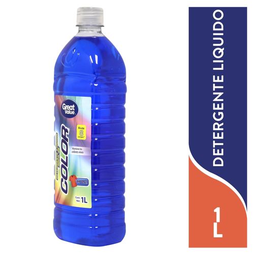 Detergente liquido Great Value para ropa color  -1000 ml