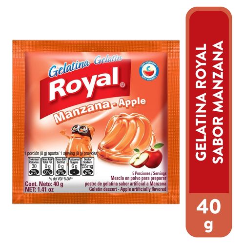 Gelatina Royal Sabor Manzana - 40 g