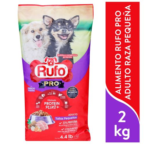 Alimento Rufo Pro Tallas Pequeñas - 2000 g