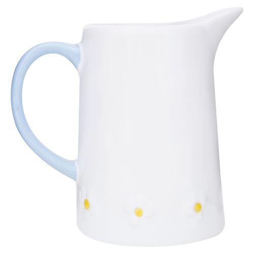 Ms Jarra De Ceramica Para Leche Floral