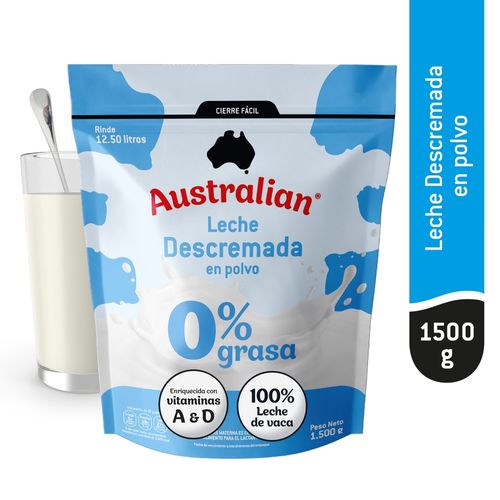 Leche En Polvo Australian Descremada - 1500 g