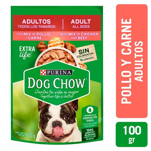 Alimento Húmedo Perro Adulto Purina Dog Chow Pollo & Carne - 100 g
