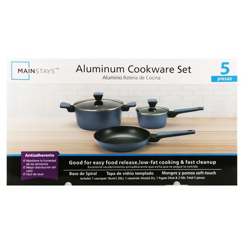 Bateria De Cocina Mainstays 5Pzs