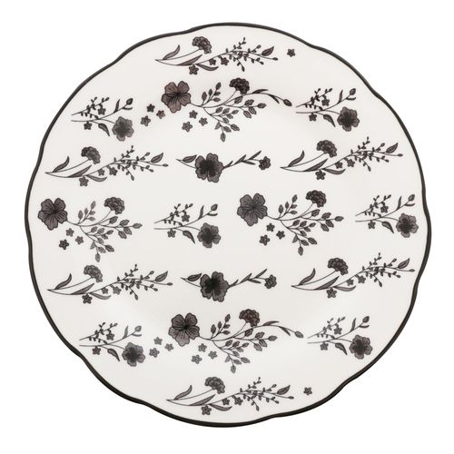 Ms Plato Postre De Porcelana 7 5 Color N