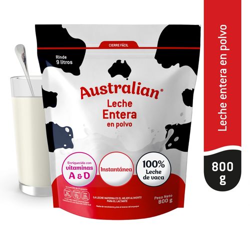 Leche Entera En Polvo Australian 800 g