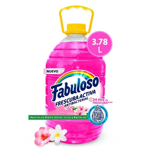 Desinfectante Multiusos Fabuloso Sensación Floral, Antibacterial Y Antiviral - 3.78 L