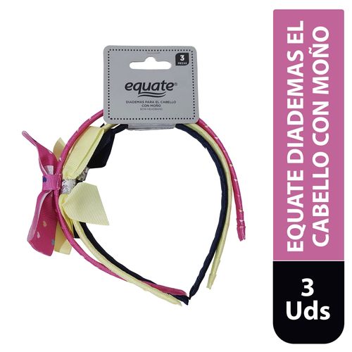 Equate Diademas El Cabello Con Mono 3P