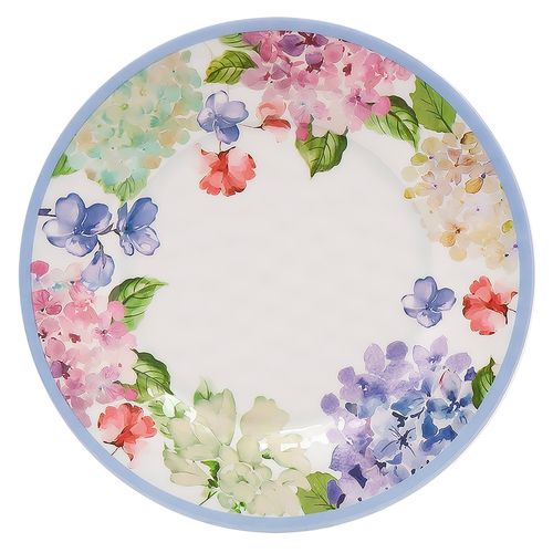 Plato Home Trends postre de melamina floral