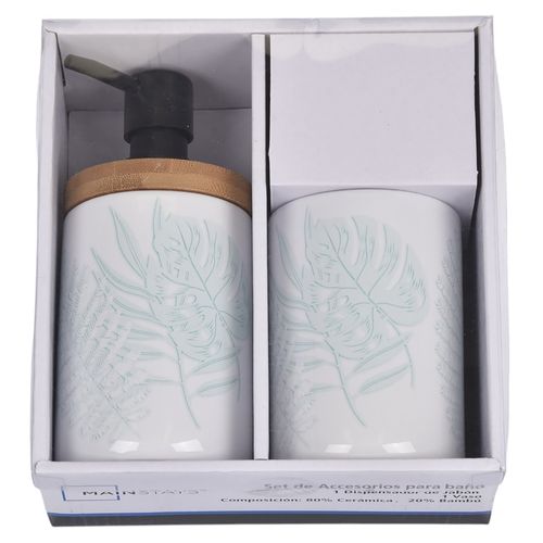 Set Mainstays de accesorios para baño - 2 Pzas