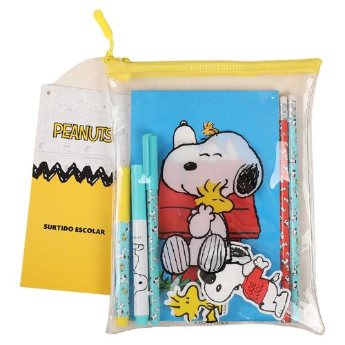 Snoopy Set De Libreta Y Accesorios