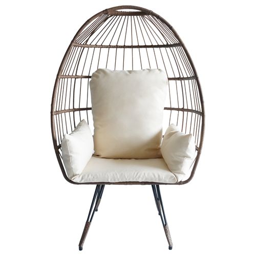 Silla Nido Home Trends Beige Avellan 100 x 68 x 158cm