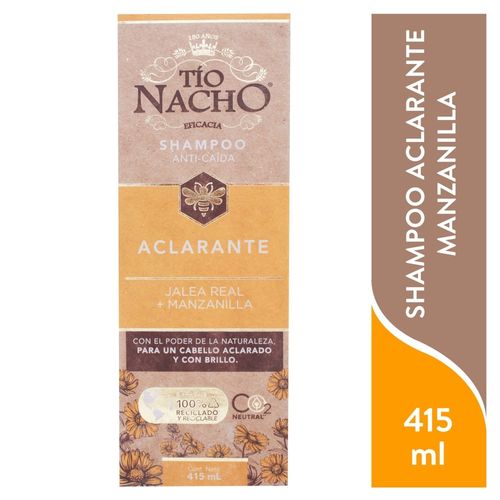 Shampoo Tío Nacho Aclarante Jalea Real + Manzanilla -415 ml