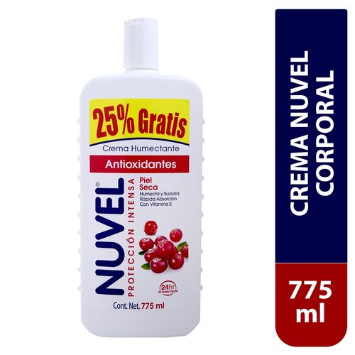 Crema Nuvel Corporal Antioxidantes - 775 ml