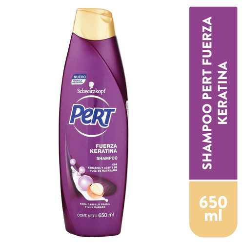 Shampoo Pert Fuerza Keratina 650 ml