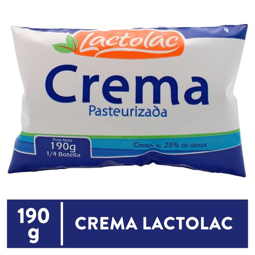 Crema Lactosa 1/4 Botella - 188 g