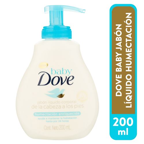 Jabón Líquido Dove Baby, Enriquecida -200 ml