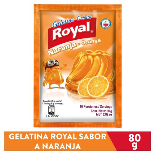 Gelatina Royal Sabor Naranja - 80 g
