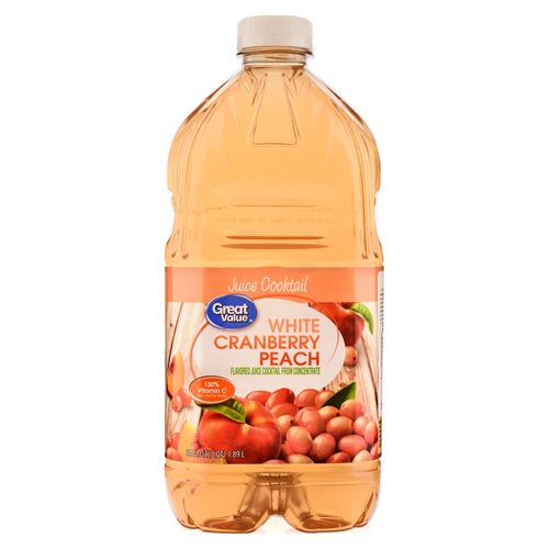Jugo Great Value Arándanos Melocotón - 1.89 L