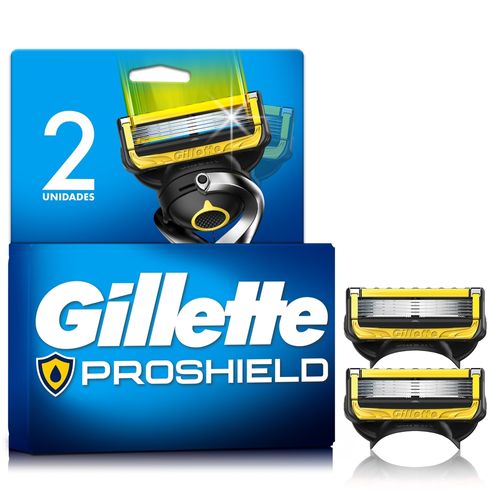Repuesto para rasuradora Gillette Proshield con 5 Cuchillas 2 Uds