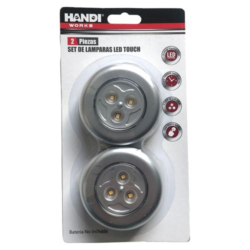 3Led Luz Touch 2Pck