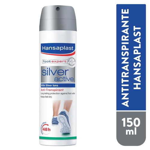Anti Transpirante Hansaplast Silver Active - 150 ml