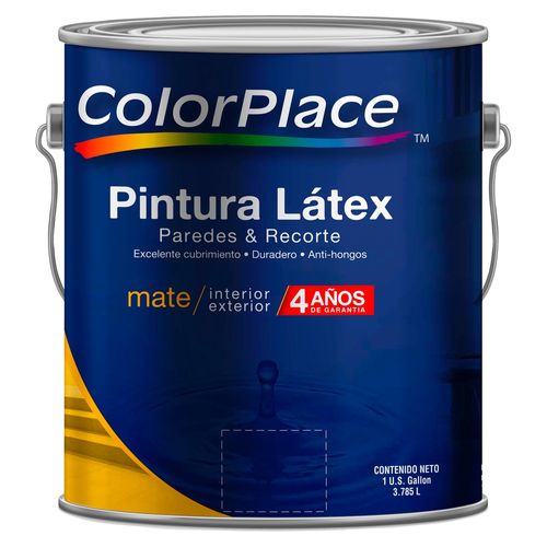 Pintura Látex ColorPlace Mate Base Deep. 4 Años De Garantía - 1 galón