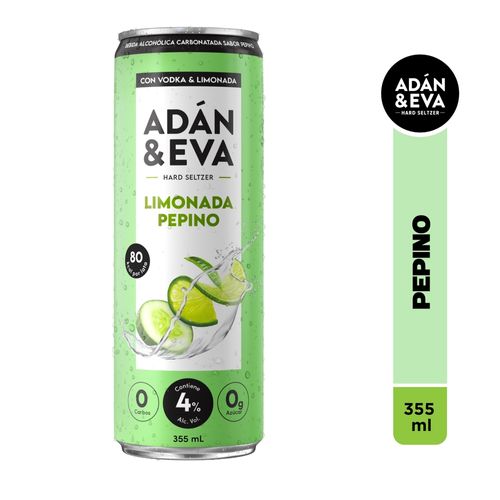 Bebida Adán & Eva Pepino Lata- 355 ml