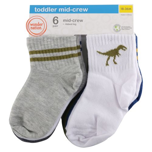 6Pk Calceta Wonder Nation Bebo T0 6M