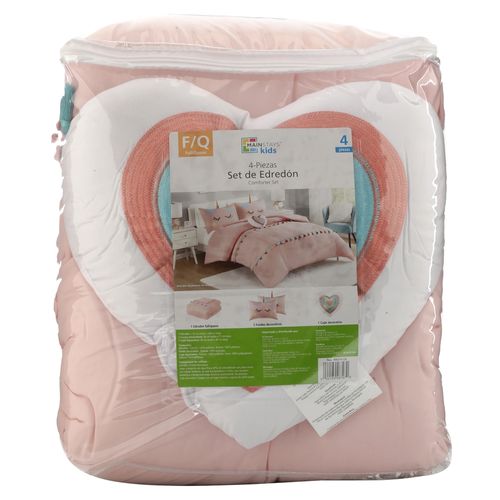 Msk Edredon Tissa 4Pzs Fq Pink Ea