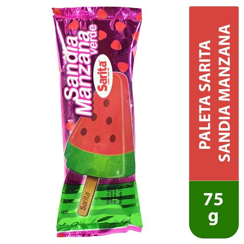 Paleta Sarita Sandia Manzana Verde - 75 g