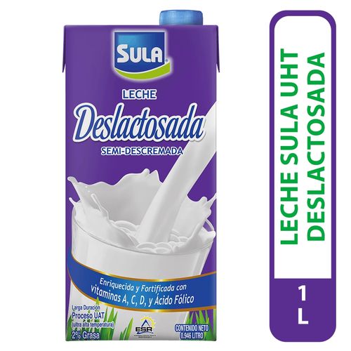 Sula Leche Desclactosada Uht 0.946 ml
