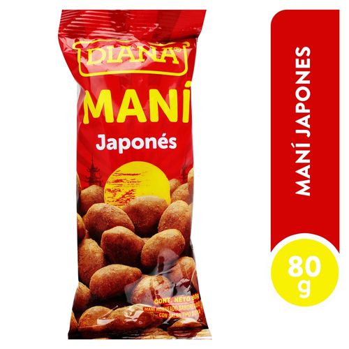 Maní Diana Japones Hornea Sal Soya - 80 g