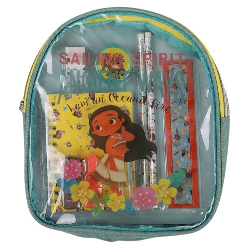 Moanna De Mochila Con Utiles Escolares