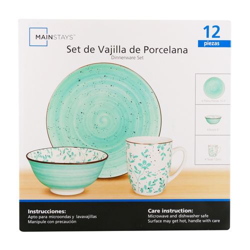 Ms Plato Plano De Porcelana 10 5 Color N 1173