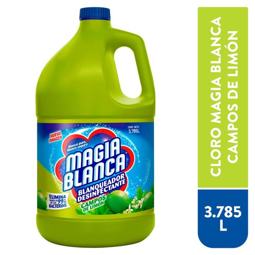 Cloro Magia Blanca, Limón - 3785 ml