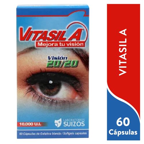 Vitasil A 10.000 60 Cápsulas