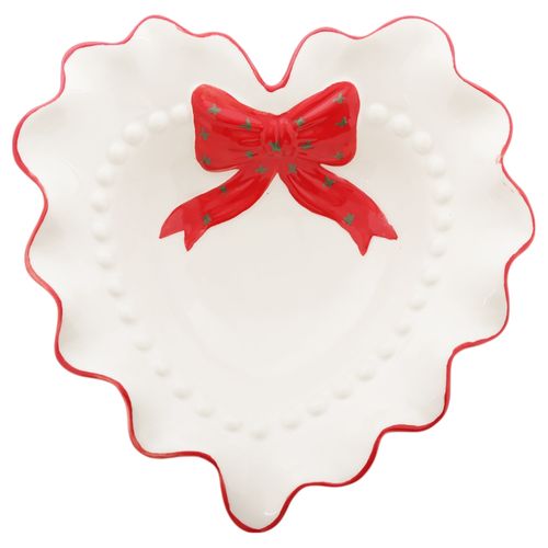 Ms Bowl De Ceramica Grande Forma Corazon