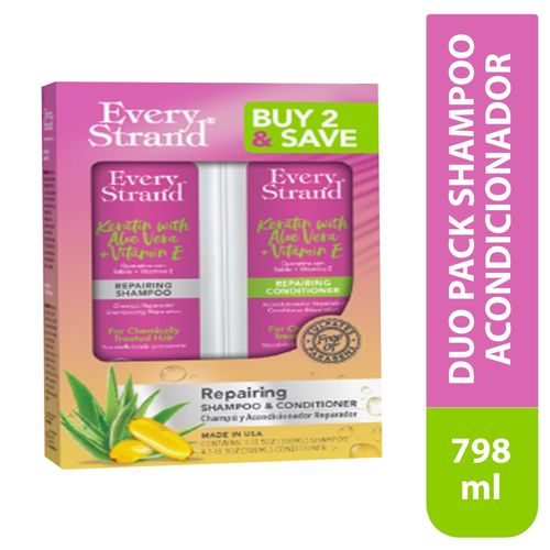 Shampoo Every Strand Duo Pack Shampoo Acon Keratin 798 ml