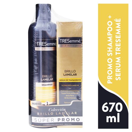 Pack Tresemme Sh Brillo Mas Serum 500ml