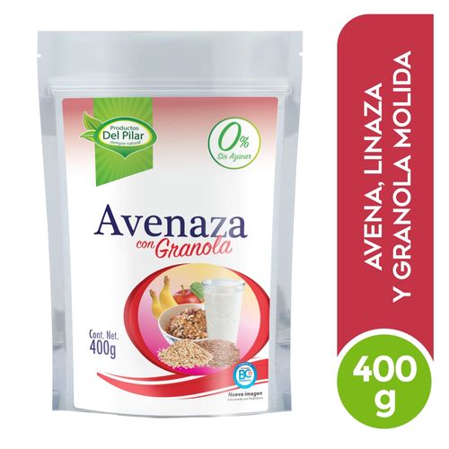 Avena y linaza molida Del Pilar con Granola 0% Azúcar - 400g