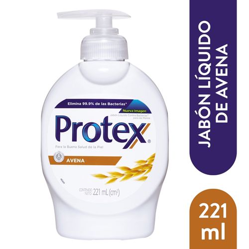 Jabón Liquido Antibacterial  Protex Avena, con Prebiótico - 221ml